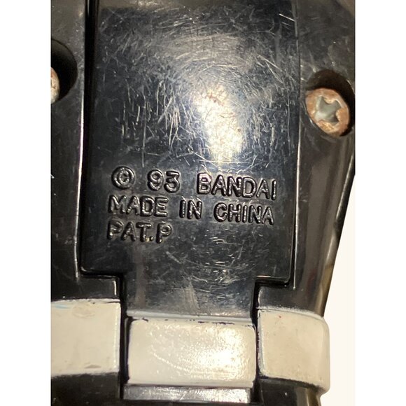 Bandai Mighty Morphin Power Rangers Black Ranger Action Figure Flip Head 1993 - Picture 5 of 11